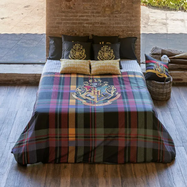 Nordic cover Harry Potter Classic Hogwarts Multicolour Single 155 x 220 cm