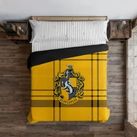Ziemeļu pārvalks Harry Potter Classic Hufflepuff Daudzkrāsains 175 Vītnes buklets 240 x 220 cm Gulta 150/160