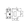 Residual-current circuit breaker with overcurrent module, 6kA, 2P KRO6