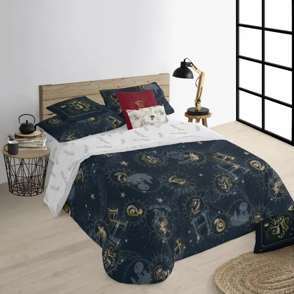 Ziemeļu pārvalks Harry Potter Gold Daudzkrāsains Gulta 105 180 x 220 cm