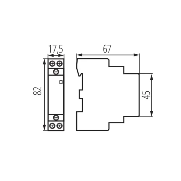 Modular contactor, 230 VAC control voltage KMC