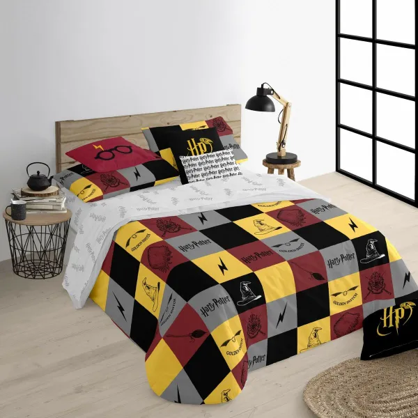 Pārtikas vāka komplekts Harry Potter Hogwarts Daudzkrāsains Gulta 120 200 x 200 cm