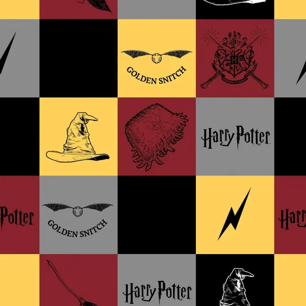 Pārtikas vāka komplekts Harry Potter Hogwarts Daudzkrāsains Gulta 120 200 x 200 cm