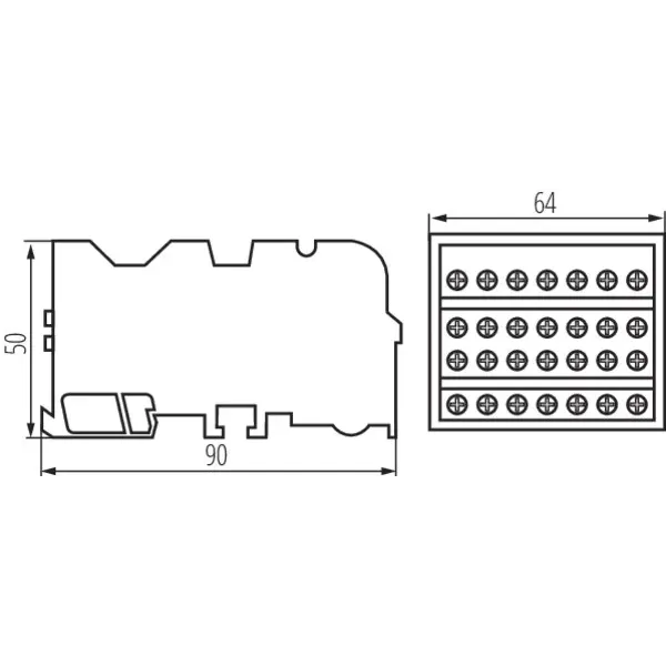 Distribution block KTB