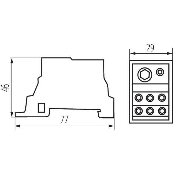 Distribution block KTB