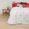 Пододеяльник Muaré Laponia Белый 260 x 240 cm 180 кровать