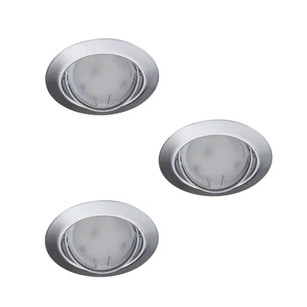 A set of recessed downlights with a light source (included) TRIBIS II