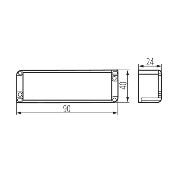 CV power supply unit DRIVE LED