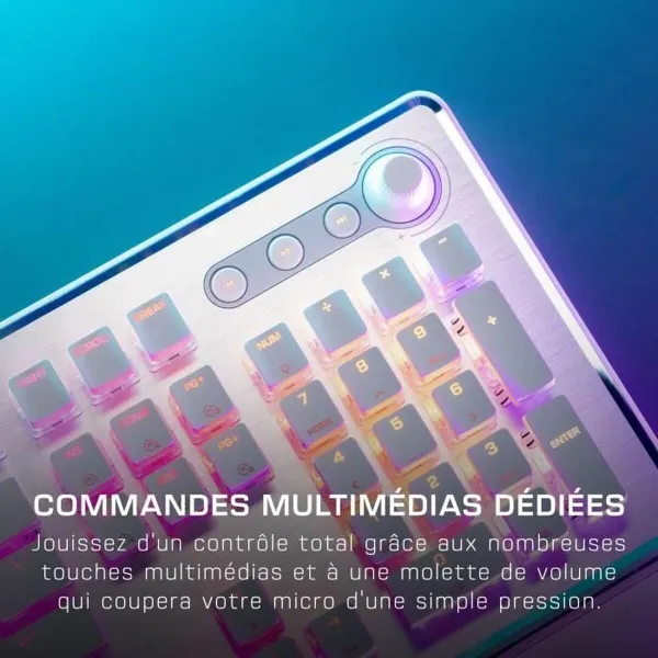 Keyboard Turtle Beach Vulcan II White Azerty French