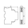 Auxiliary contact 1z1r, lateral, for KMP KMP-SAX11