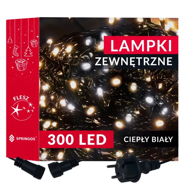 Рождественские гирлянды Springos CL0328, 300 светодиодов, 50 м