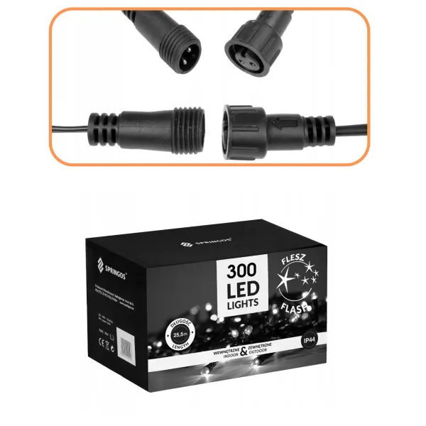 Рождественские гирлянды Springos CL0329 300 Led 19м