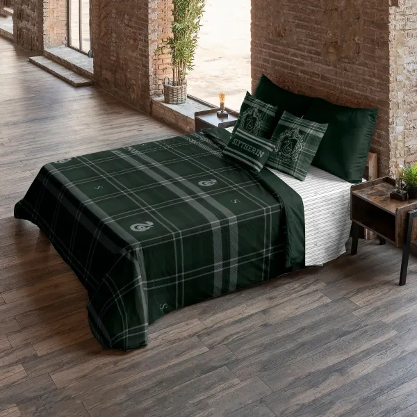 Пододеяльник Harry Potter Slytherin 140 x 200 cm 80 кровать