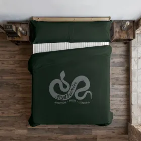 Пододеяльник Harry Potter Slytherin Value Разноцветный 175 темы 140 x 200 cm 80 кровать