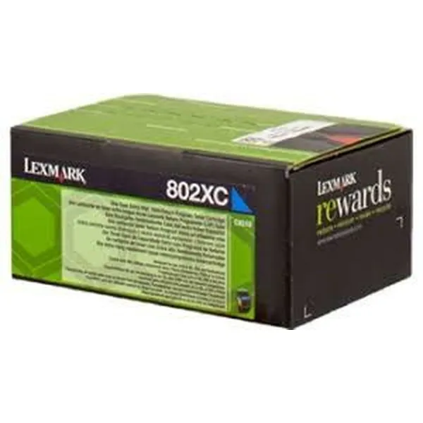 Toneris Lexmark 802XC Zils Ciānkrāsa