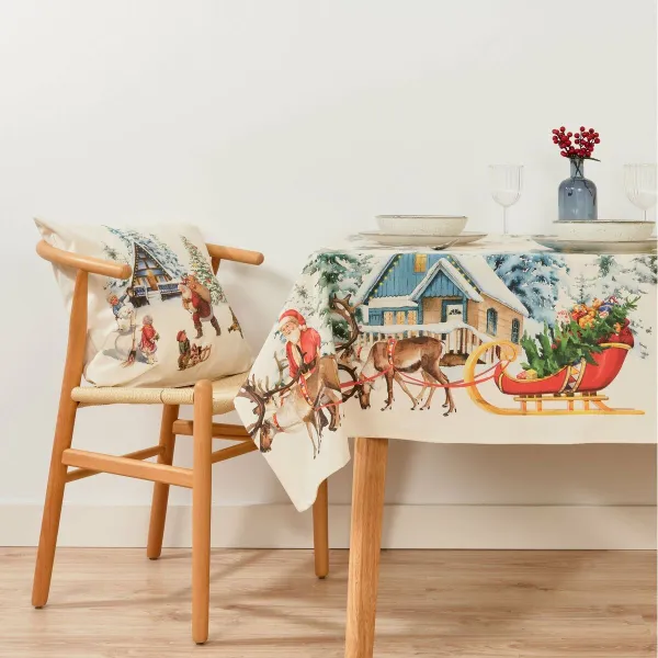 Traipiem izturīgs galdauts Belum Christmas Landscape 155 x 155 cm