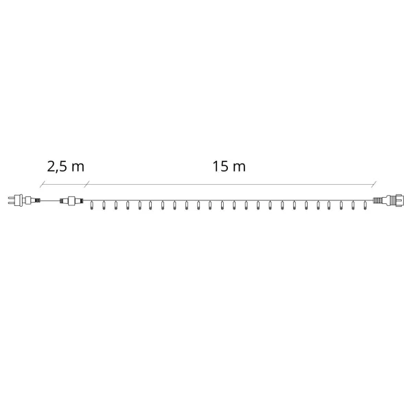 Рождественские гирлянды Springos CL4079 300 Led 17,5 м