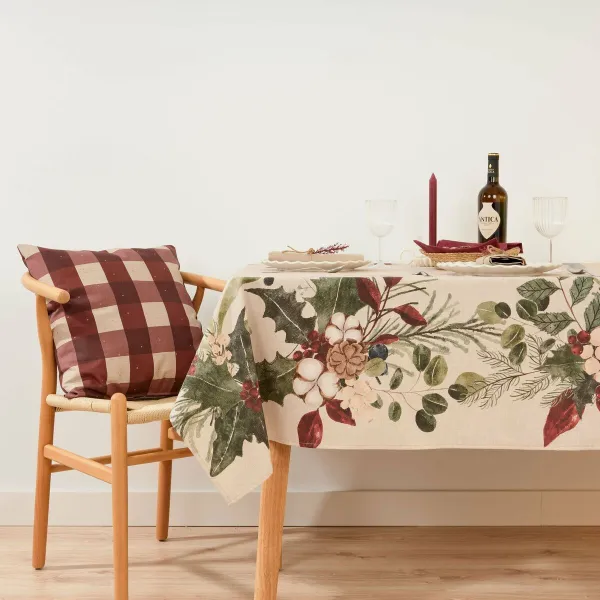 Stain-proof tablecloth Belum Christmas Mistletoe Multicolour