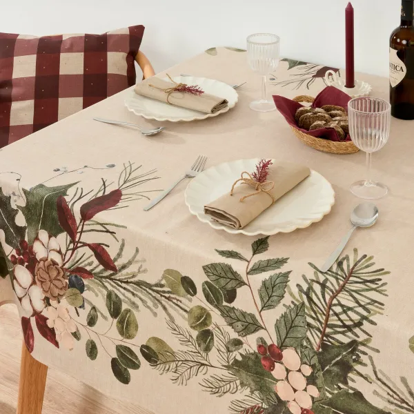 Traipiem izturīgs galdauts Belum Christmas Mistletoe Daudzkrāsains