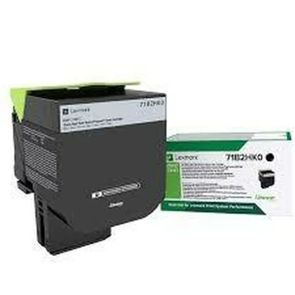 Toneris Lexmark 71B2HK0 Melns
