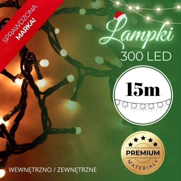 Рождественские гирлянды Springos CL4079 300 Led 17,5 м