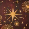 Dėmėms atspari derva dengta staltiesė Belum Christmas Raudona Auksinis 100 x 150 cm
