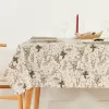 Dėmėms atspari derva dengta staltiesė Belum Christmas Mistletoe Raudona Žalia Natūralus 100 x 140 cm