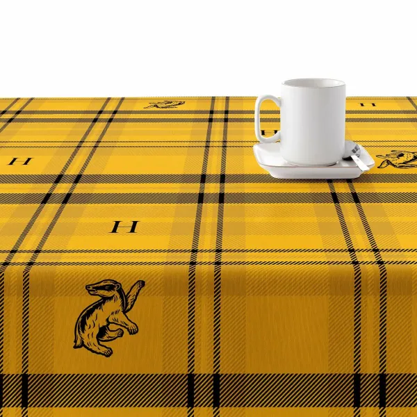 Dėmėms atspari derva dengta staltiesė Harry Potter Hufflepuff Spalvotas 200 x 150 cm