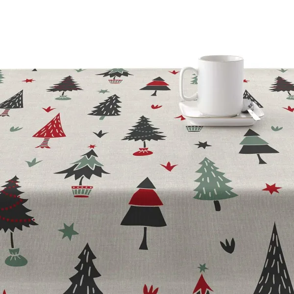 Stain-proof resined tablecloth Belum Merry Christmas Multicolour 100 x 140 cm