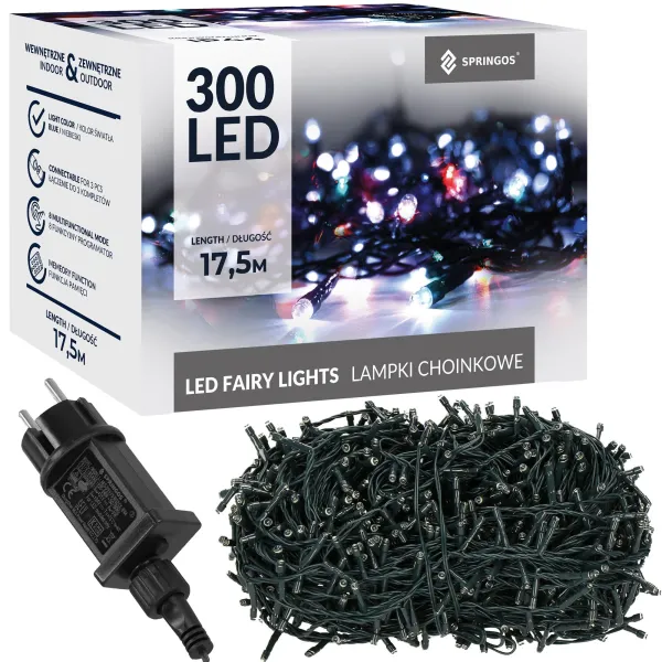 Рождественские гирлянды Springos CL4081 300 Led 17,5 м