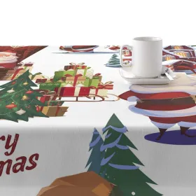 Stain-proof resined tablecloth Belum Papa Noel Multicolour 100 x 140 cm