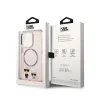 Karl Lagerfeld Karl&Choupette Aluminium MagSafe - Case for iPhone 14 Pro Max (Pink)