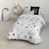 Ziemeļu pārvalks Looney Tunes Looney B&W Balts black 140 x 200 cm