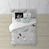 Šiaurės šalių viršelis Looney Tunes Looney BN Balta black 180 x 220 cm