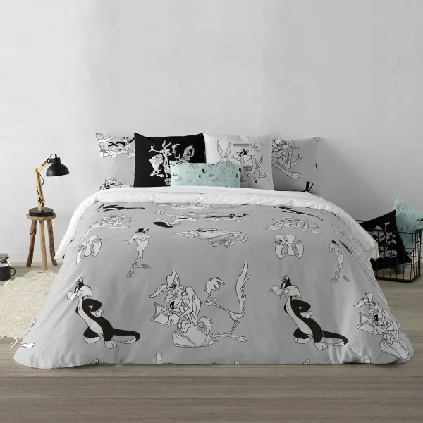 Ziemeļu pārvalks Looney Tunes Looney BN Balts black 240 x 220 cm