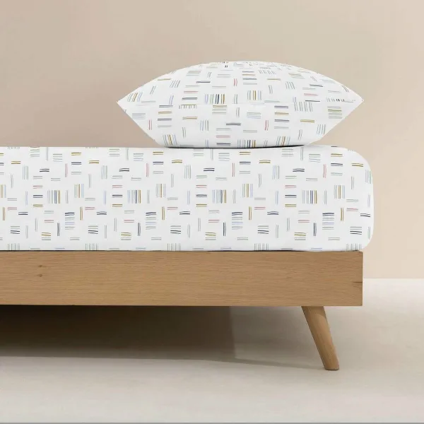 Apsitempianti paklodė Kids&Cotton Italo Spalvotas Lova 105 105 x 200 cm
