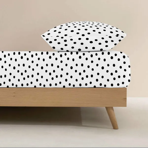 Apsitempianti paklodė Kids&Cotton Kibo Juoda Lova 90 90 x 200 cm