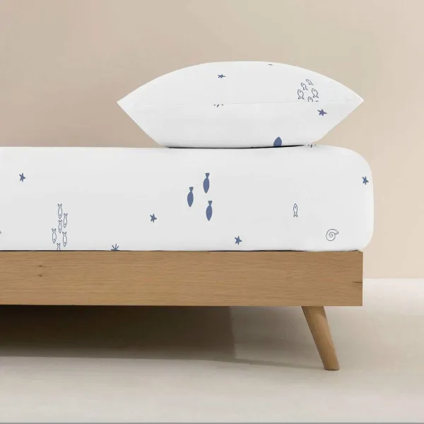 Подогнанный нижний лист Kids&Cotton Tabor Разноцветный 90 кровать 90 x 200 cm