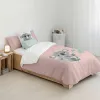 Ziemeļu pārvalks Kids&Cotton Kuno Rozā 155 x 220 cm