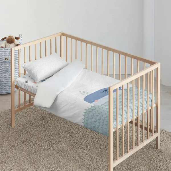 Šiaurės šalių viršelis Kids&Cotton Malu Big Mėlyna 115 x 145 cm