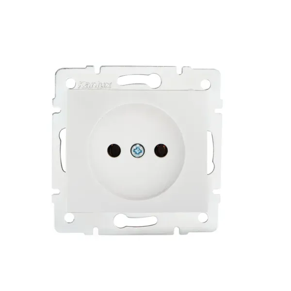 Socket Outlet Without Earth - FireProof Plastic DOMO