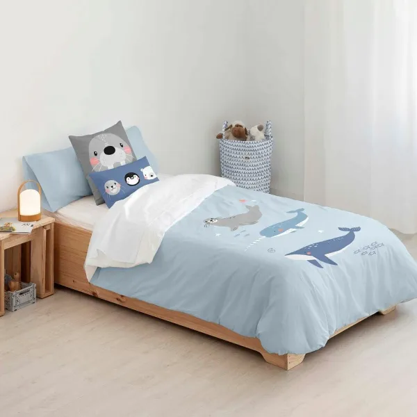 Пододеяльник Kids&Cotton Tabor Big Синий 155 x 220 cm