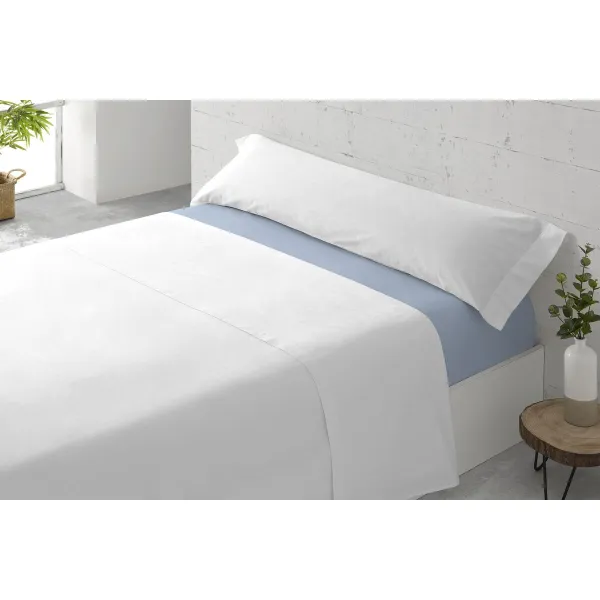 Fitted bottom sheet Paduana Light Blue 105 x 30 x 200 cm Single