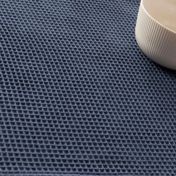 Pöytäjuoksija Belum Waffle Harmaa 45 x 140 cm