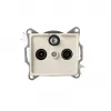 Radio/TV/SAT terminal wall socket DOMO