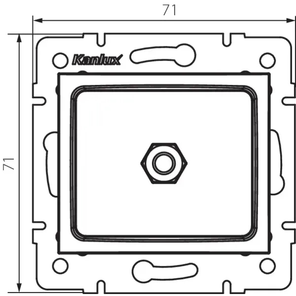 Equipotential socket DOMO