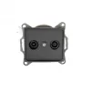 Radio/TV terminal wall socket DOMO