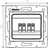 Double loudspeaker socket (4 contacts) DOMO