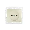 Socket Outlet Without Earth - FireProof Plastic DOMO