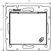 Type E power socket, IP44 DOMO